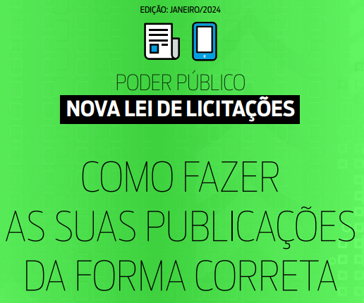 Cartilha da ANJ orienta jornais e agências com base na Nova Lei de Licitações