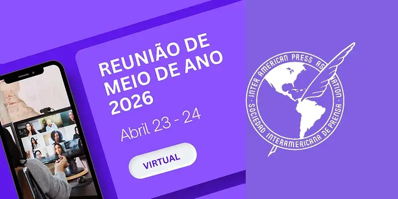 Veja como participar da Reunião de Meio de Ano da SIP, de 23 a 24 de abril, via online